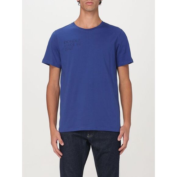 Tシャツ・カットソー DONDUP Men T-shirt Blue US340JF0335UDZ6 890 Dondup T-shirt men Blue T-Shirts
